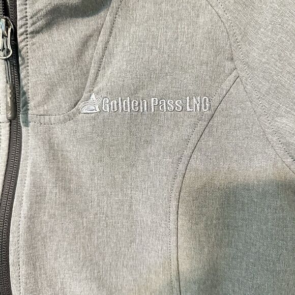 The North Face Windwall Jacket Adult Womens Med.  Gray Full Zip Mock Neck Casual - Picture 5 of 16